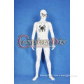 Custom made adult white color spiderman cosplay costumes halloween carnival chirstmas